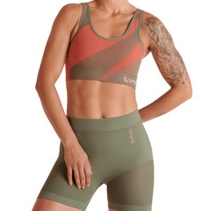 Top Lupo Double Geométrico Feminino Laranja