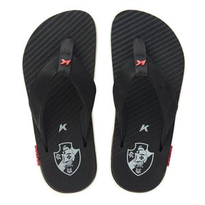 Chinelo Kenner Kivah Line Vasco Da Gama Masculino Preto