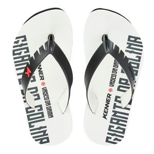 Chinelo Infantil Kenner Vasco Da Gama Red Kids Branco