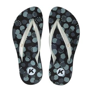 Chinelo Kenner Ibiza Polka Feminino Preto