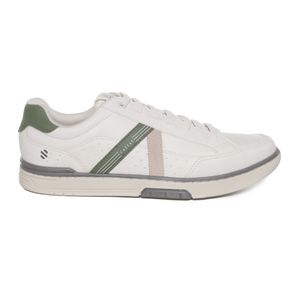 Tênis Cazzac Couro Masculino Branco Off