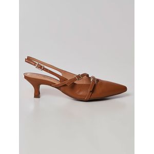 Scarpin Usevertice Slingback Feminino Marrom