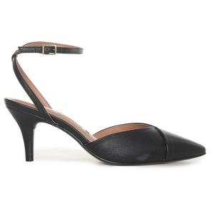 Sapato Scarpin Bico Fino Preto Vizzano Feminino