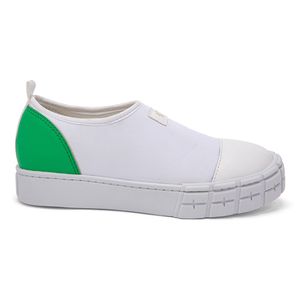 Tênis Slip On Usevertice Flatform Feminino Branco