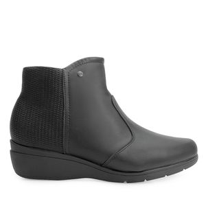 Bota Cano Curto Piccadilly Feminino Preto (Tamanhos Especiais)