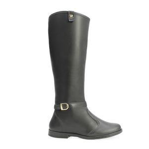 Bota Cano Alto Molekinha Menina Preto