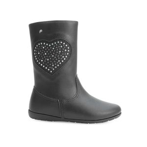 Bota Cano Médio Jujuba Pampili Menina Preto