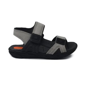 Sandália Papete Molekinho Velcro Infantil Cinza