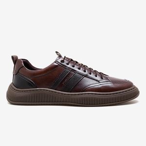 Tênis Casual  Denim Vibe Democrata Masculino Marrom
