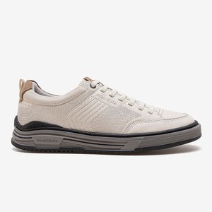 Tênis Casual Denim Dylan Democrata Masculino Off White