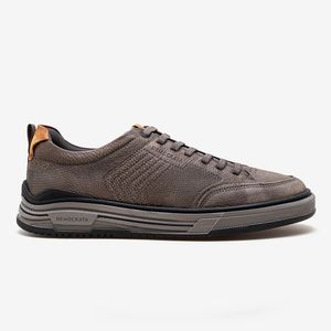 Tênis Casual Denim Dylan Democrata Masculino Marrom