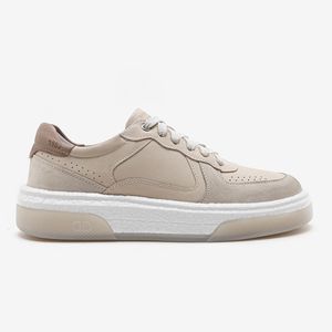 Tênis Casual Denim Pulse Beat Democrata Masculino Bege