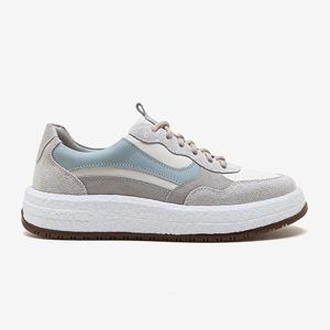 Tênis Casual Feminino Drake Pulse Democrata Cinza