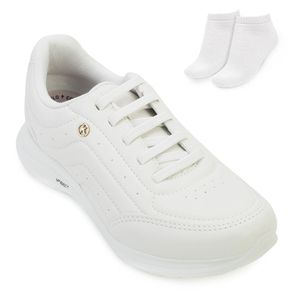 Tênis Casual Kolosh e Meia Feminino Branco