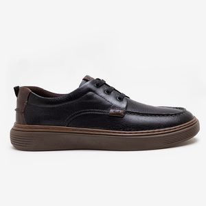 Sapato Casual Democrata Masculino Preto