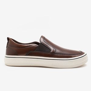 Tênis Casual Fender Democrata Masculino Marrom