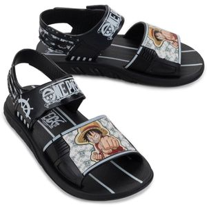 Sandália Infantil Grendene Kids One Piecie Menino Preto