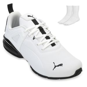 Tênis Casual Puma Haste SL e Meia Masculino Branco