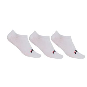 Kit 3 Meias Fila Branca Cano Curto Lisa Unissex