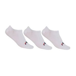 Kit 3 Meias Brancas Fila Cano Curto Lisa Unissex