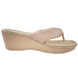 Chinelo Anabela Piccadilly Conforto Napa Soft Feminino Rosa