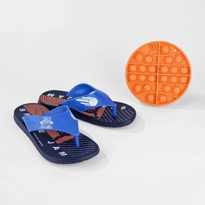 Chinelo Infantil Space Jam II Pop It Grendene Kids Menino Azul