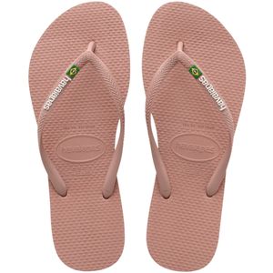 Chinelo Havaianas Slim Brasil Feminino Rosa