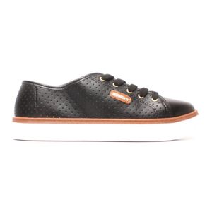 Tênis Casual Moleca Sola Caixa Feminino Preto
