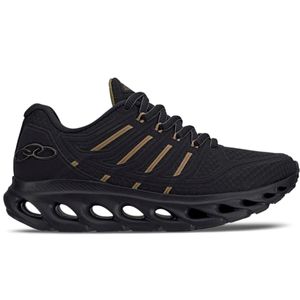 Tênis Esportivo Olympikus Cyber 4 Masculino Preto e Dourado