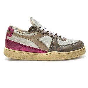 Tênis Casual Diadora Mi Basket Row Cut Feminino Dourado