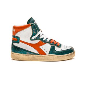 Tênis Casual Diadora Mi Basket Metal Used Masculino Branco