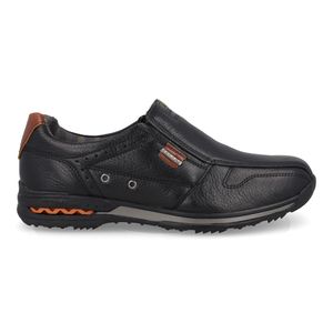 Sapatênis Pegada Gold Couro Masculino Preto