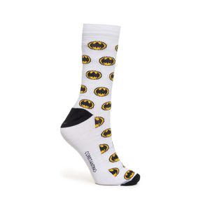 Meia Constantino Warner Batman Masculina Branca