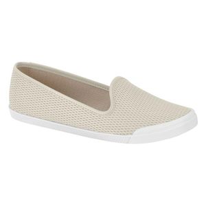 Sapatilha Bico Redondo Moleca Feminina Off White