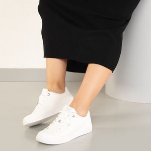 Tênis Branco Via Marte Casual Feminino