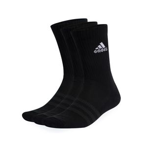 Kit 3 pares de Meia Adidas Curshioned Crew Unissex Preta