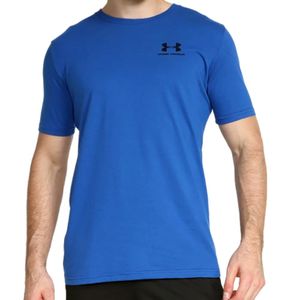 Camiseta Under Armour Sportstyle Left Masculina Azul