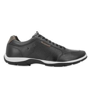 Sapatênis Ferricelli Couro Masculino Preto