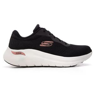 Tênis Skechers Arch Fit 2.0 Grande Liga Preto Feminino
