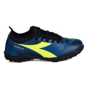 Chuteira Unissex Diadora Squadra II Society Azul e Preto