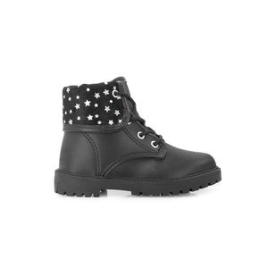 Bota Coturno Molekinha Menina Preta