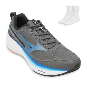 Tênis Esportivo Mizuno Space 5 MZ25 Masculino Cinza