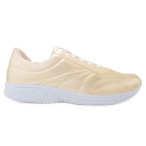 Tênis Casual Sense Joy NJ11 Masculino Dourado