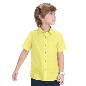 Camisa Manga Curta Trick Nick Estampada Infantil Verde