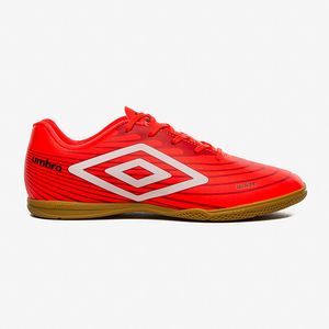 Chuteira Futsal Umbro Glaze Masculina Vermelha