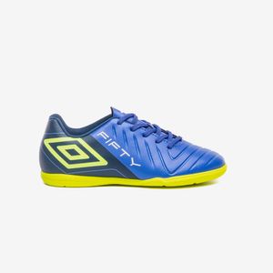 Chuteira Futsal Umbro Fifty Vi Jr Menino Azul