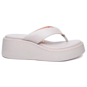 Tamanco Anabela Vizzano Chic Feminino Off White