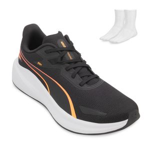 Tênis de Corrida Puma Skyrocket Lite e Meia Preto