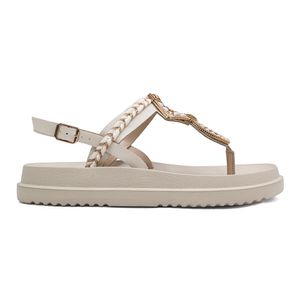 Sandália Flatform Dakota Feminina Off White