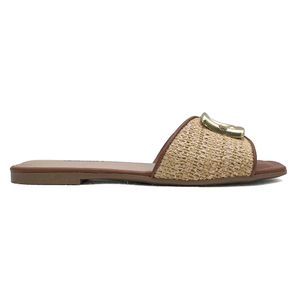 Tamanco Flats Dakota Feminino Marrom